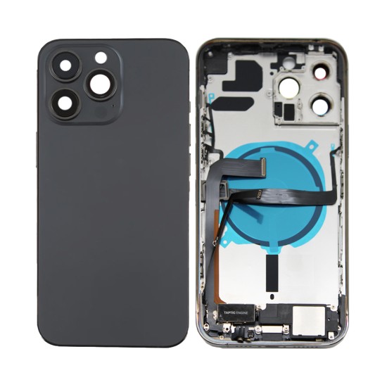 Tampa Traseira+Frame+Vibrator Apple iPhone 13 Pro Max Grafite